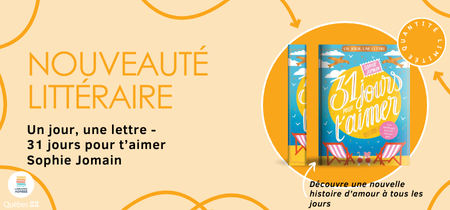 Nouveauté littéraire - 31 jours pour t'aimer